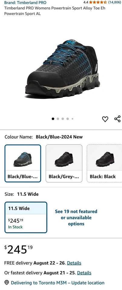 Timberland PRO Powertrain Sport Alloy Toe EH