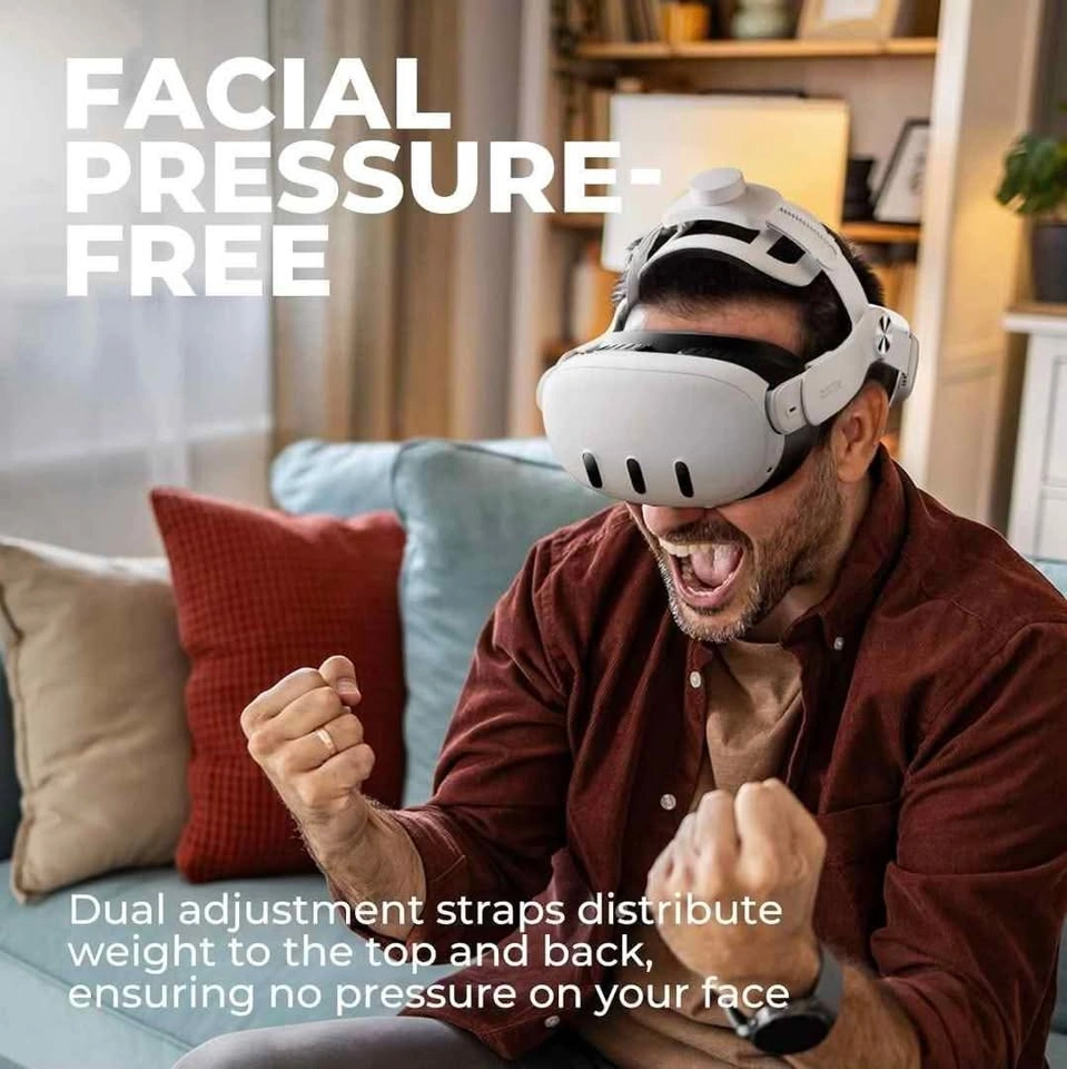 DESTEK QH3 Pressure-Free Head Strap for Meta Quest 3/3S - photo 4