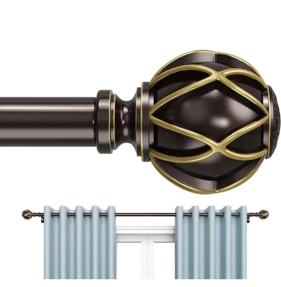 Adjustable Heavy Duty Curtain Rods 20-50 Inch - photo 2