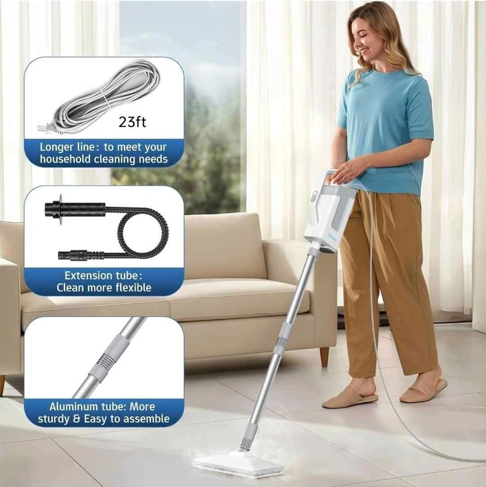 Ytuaen steam mop white, steam cleaner - photo 4