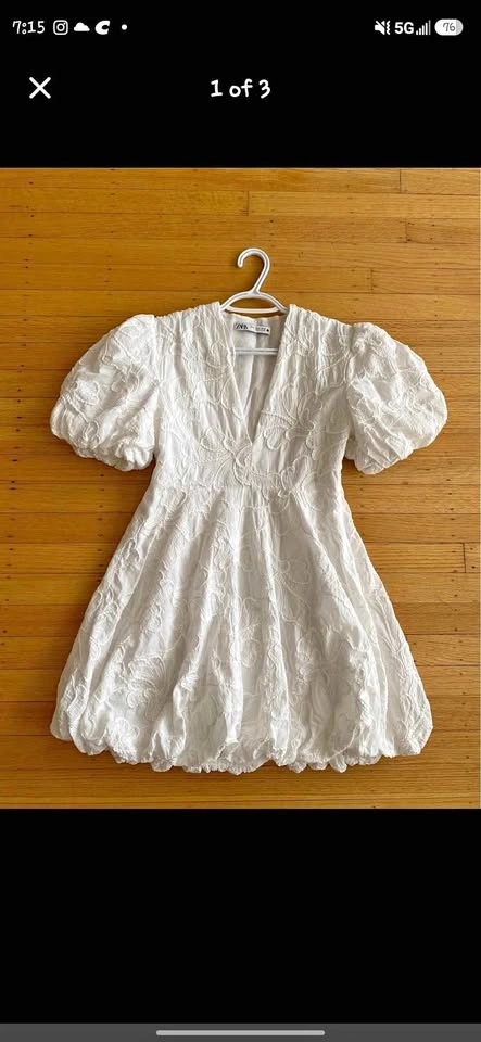 Zara White Dress