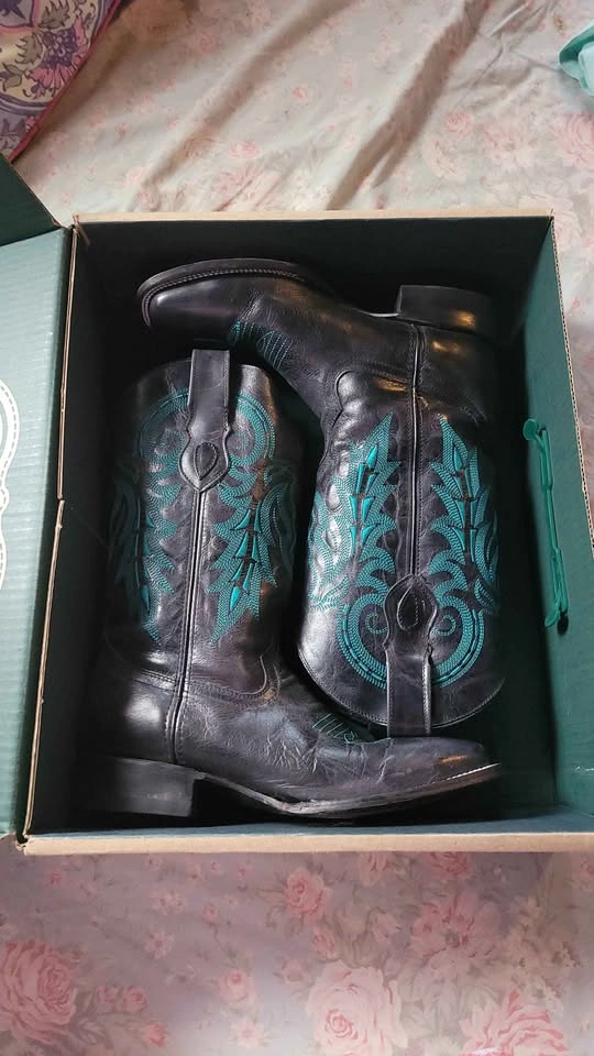 Ferriti boots (black and aqua) - photo 2