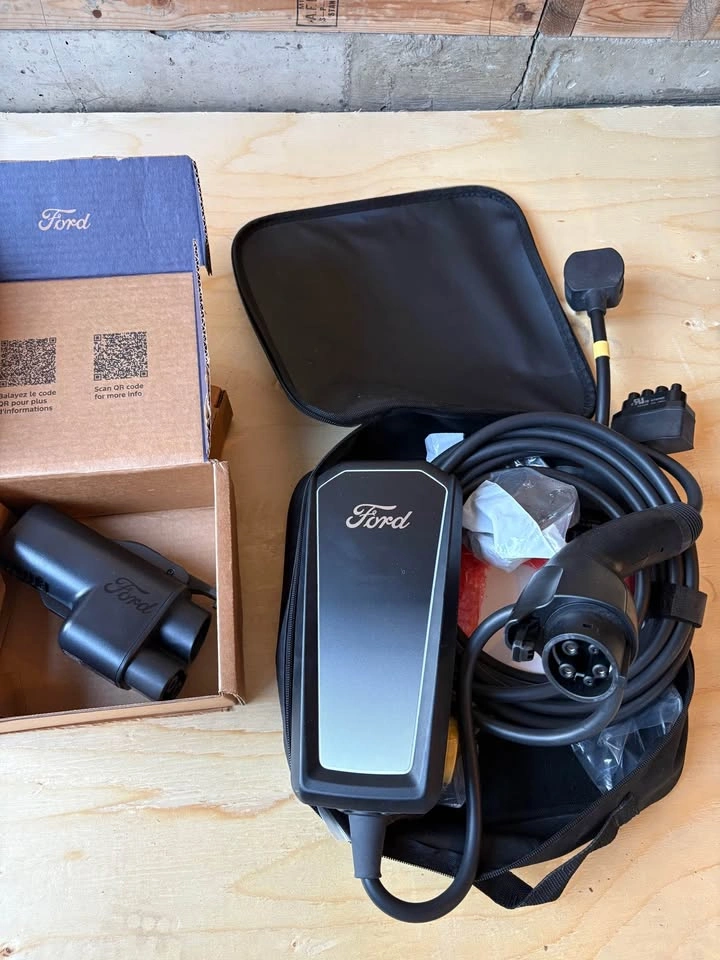 Ford Ev charger with a Tesla Supercharger adapter - photo 5