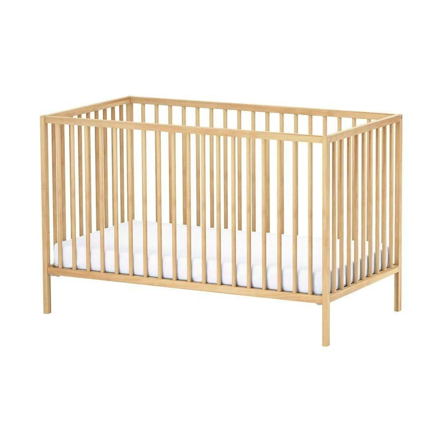 Brown crib