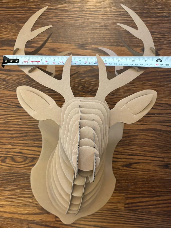 Cardboard Stag head - Unique Wall Decor! - photo 4