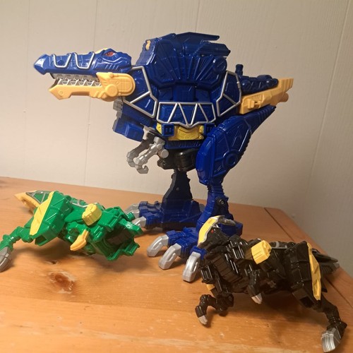 Power Rangers Dino Super Charge SPINO MEGAZORD + Para Raptor Zor - photo 5