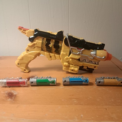Power Rangers Dino Charge Yellow Morpher With Chargers - photo 3
