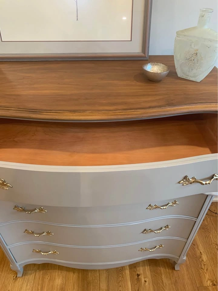 French Provincial 5-Drawer Tall Boy Dresser - photo 5