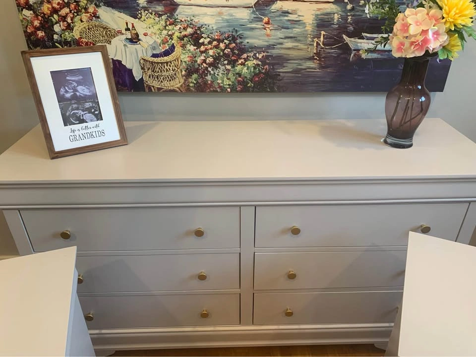 Modern Wood dresser and Night stands Set (3 pieces) - photo 4