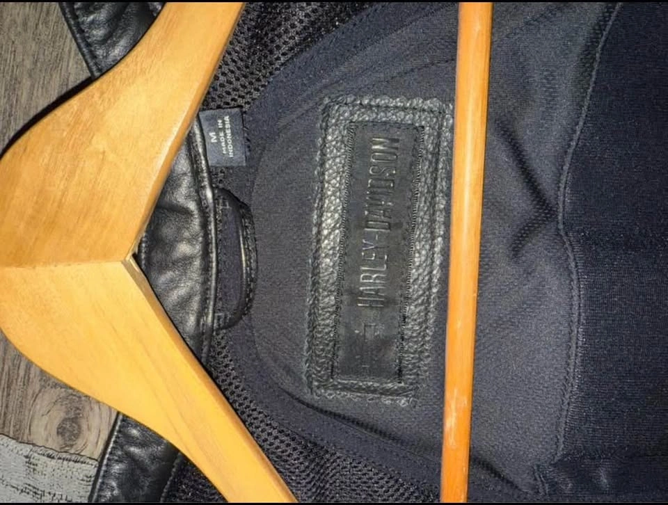 Harley Davidson Leather Bomber Jacket - photo 3