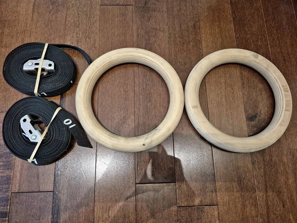 Gym Rings with Adjustable Straps