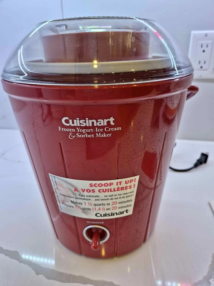 Cuisinart ICE-25RC Frozen Yogurt-Ice Cream & Sorbet Maker