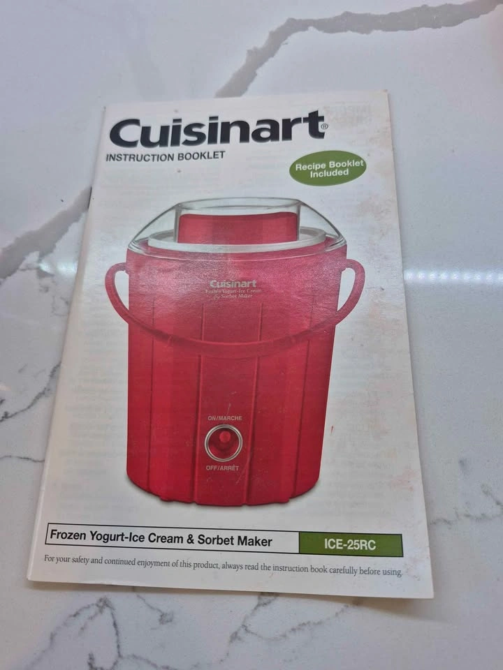 Cuisinart ICE-25RC Frozen Yogurt-Ice Cream & Sorbet Maker - photo 3