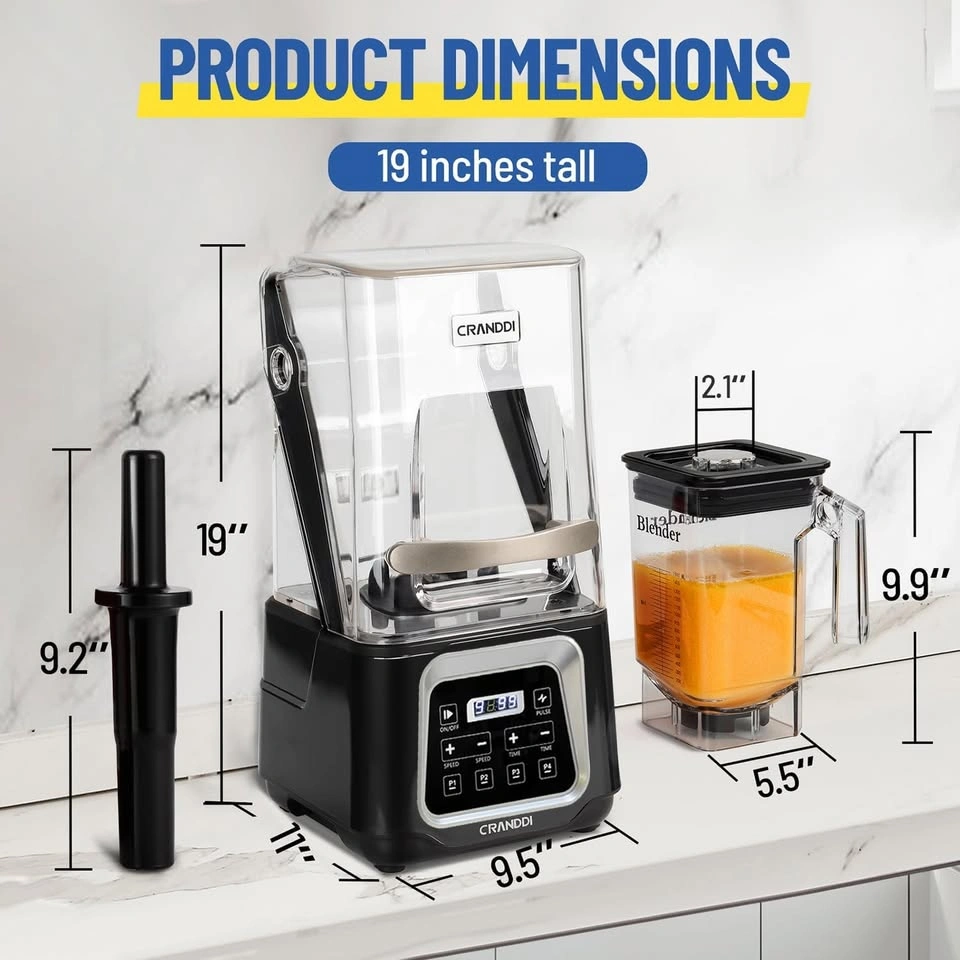 New Commercial Blender with Digital Touch Screen - photo 2