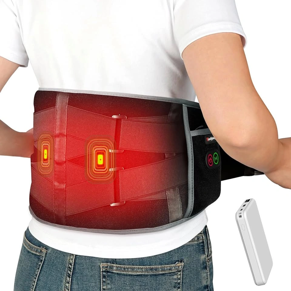 Cordless heating pad with Massage