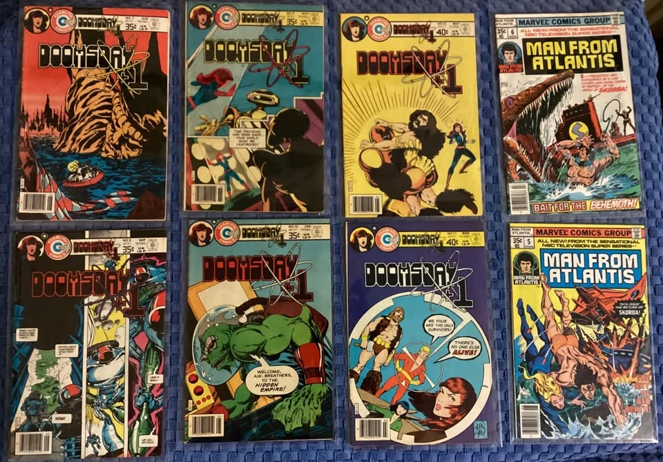 DOOMSDAY Comics 7-12 and 15 Miscellaneous Vintage Comics - photo 2
