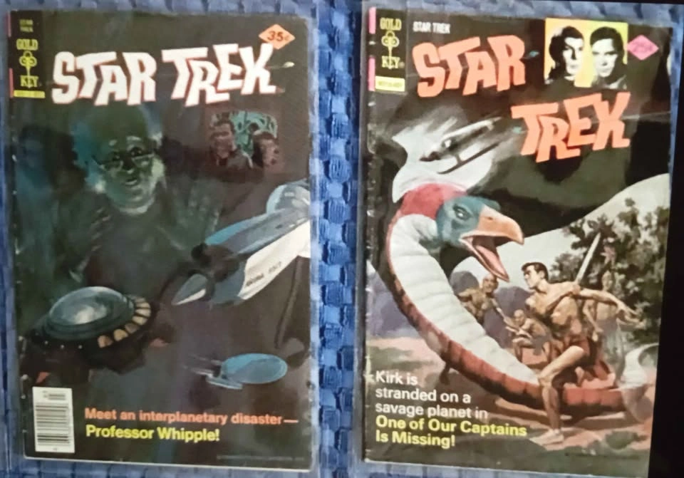 7 STAR TREK & 1 U.F.O Unidentified Flying Oddball Comics - photo 3