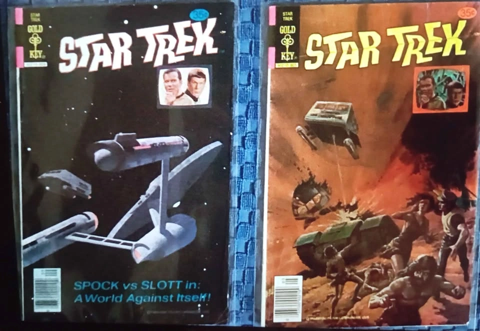 7 STAR TREK & 1 U.F.O Unidentified Flying Oddball Comics - photo 4