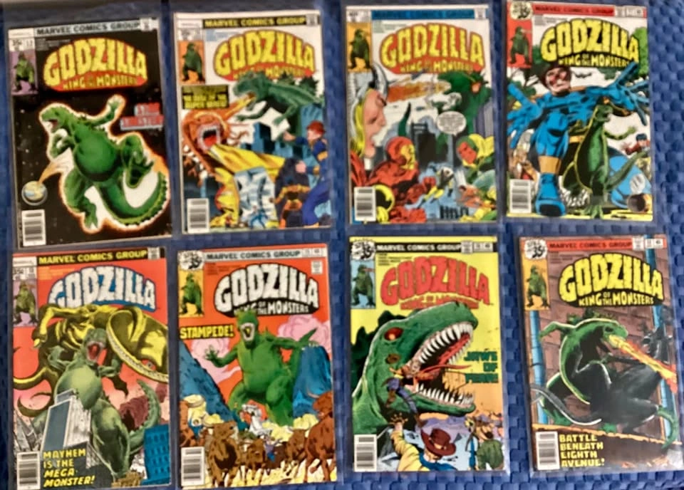13 VINTAGE GODZILLA Comics from the 70’s