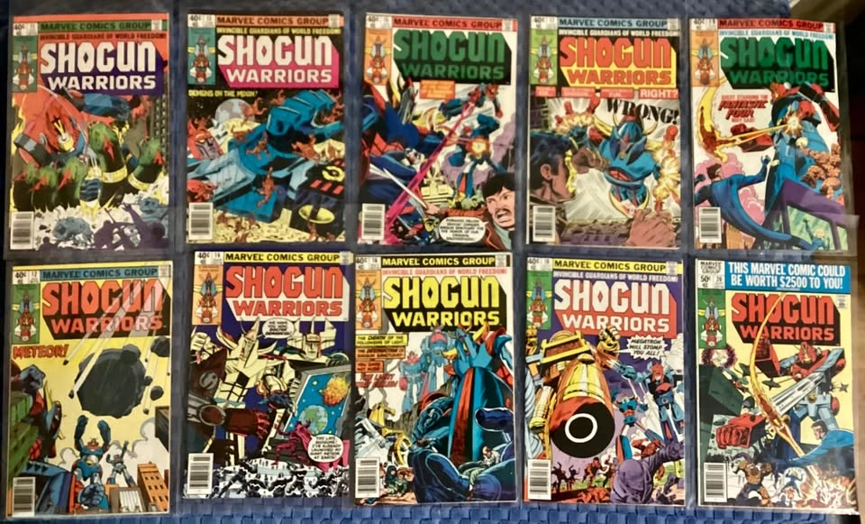 SHOGUN WARRIOR Marvel Comic Group 20pcs - photo 2
