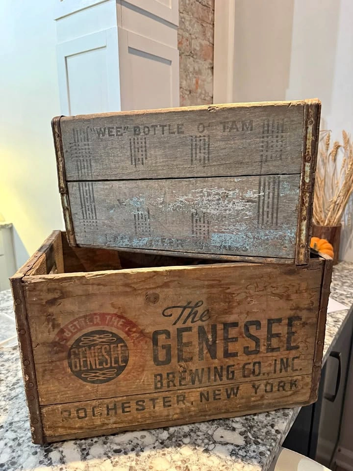 Genesee Brewing Company Vintage Beer Crates