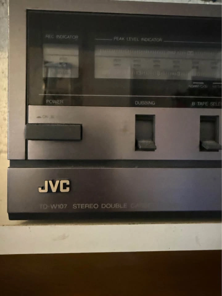 JVC TD-W107 Stereo Double Cassette Tape Deck Player/Recorder - photo 2