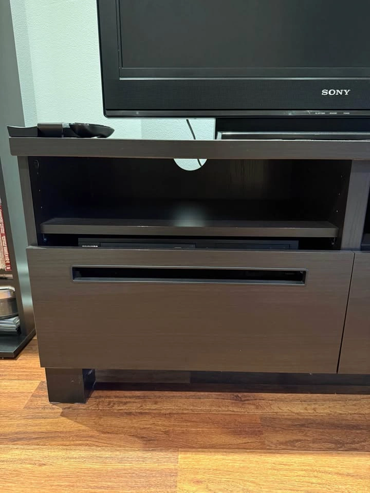 TV Stand / Media Console – Dark Brown - photo 2