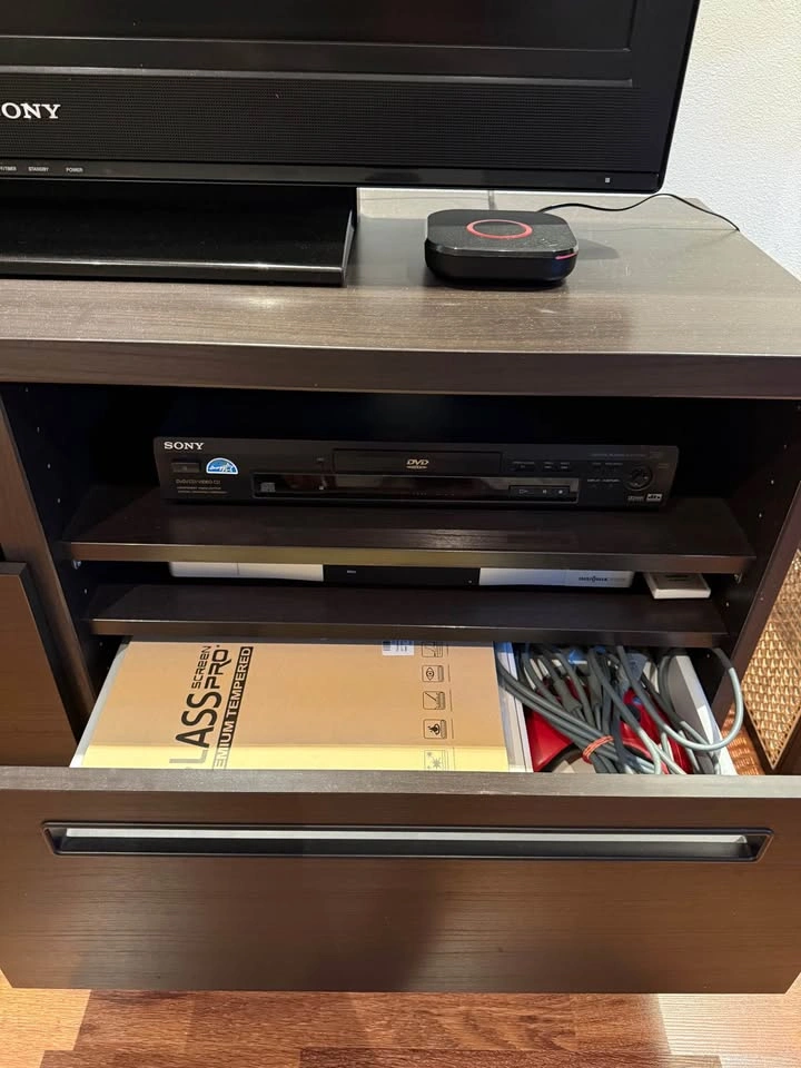 TV Stand / Media Console – Dark Brown - photo 3