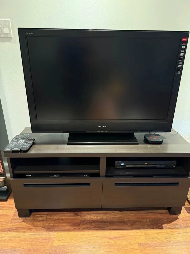 TV Stand / Media Console – Dark Brown - photo 5