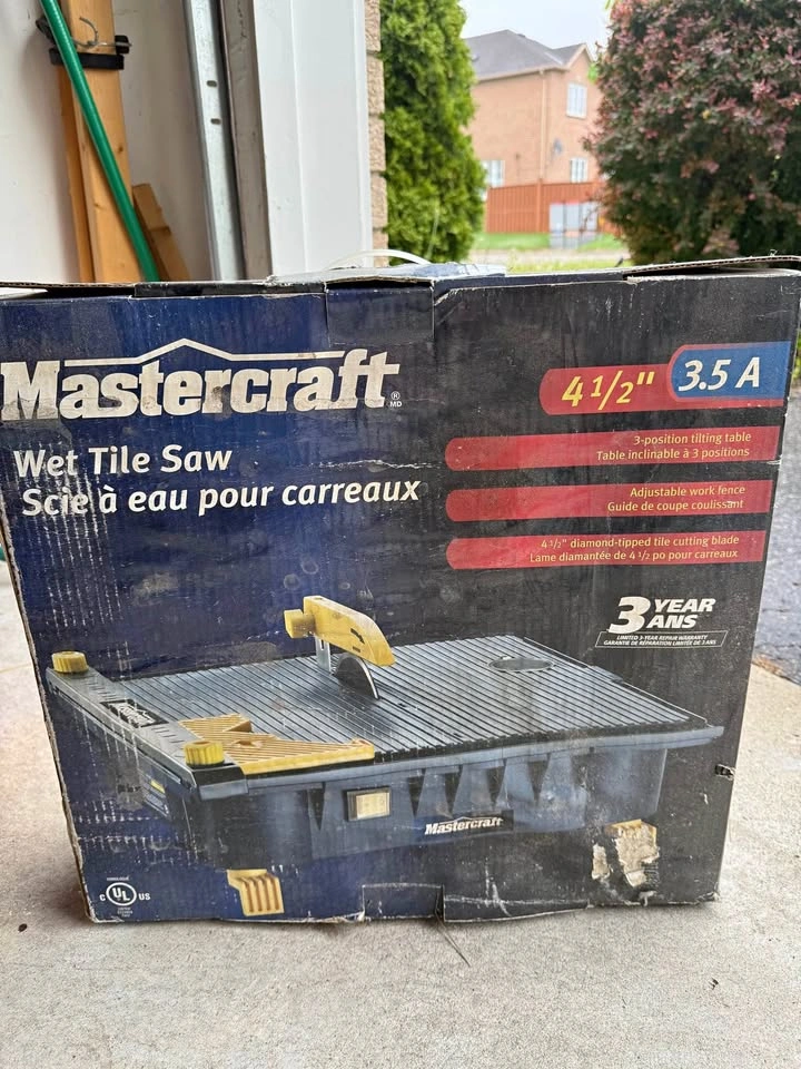 Mastercraft Wet Tile Saw
