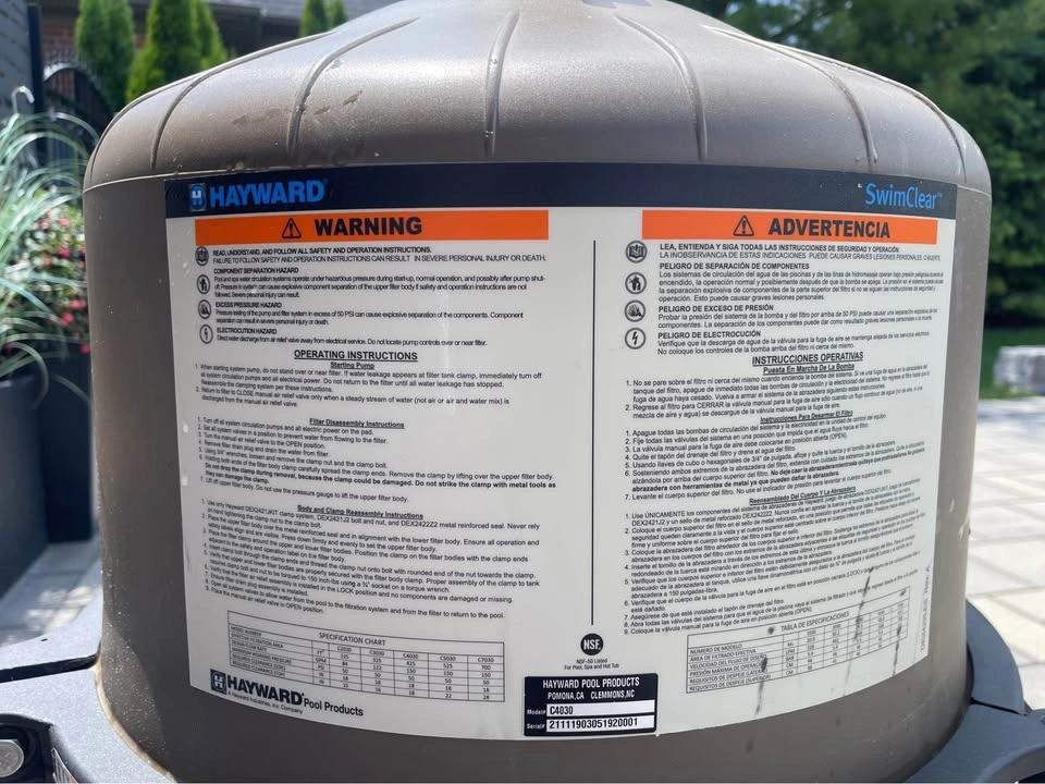Hayward Swimclear C4030 425 sq ft Filter - photo 5