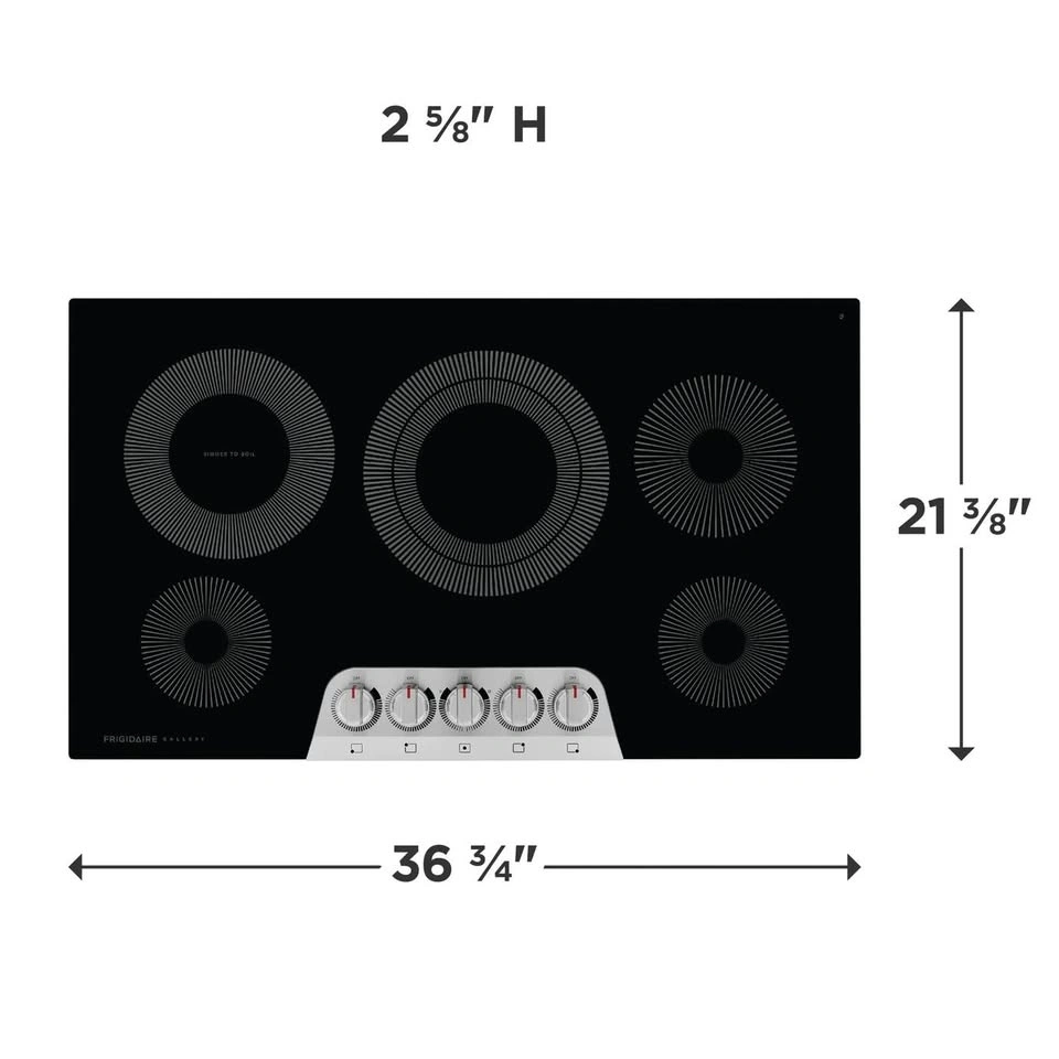 Frigidaire Gallery 36” Electric Cooktop - Brand New - photo 3