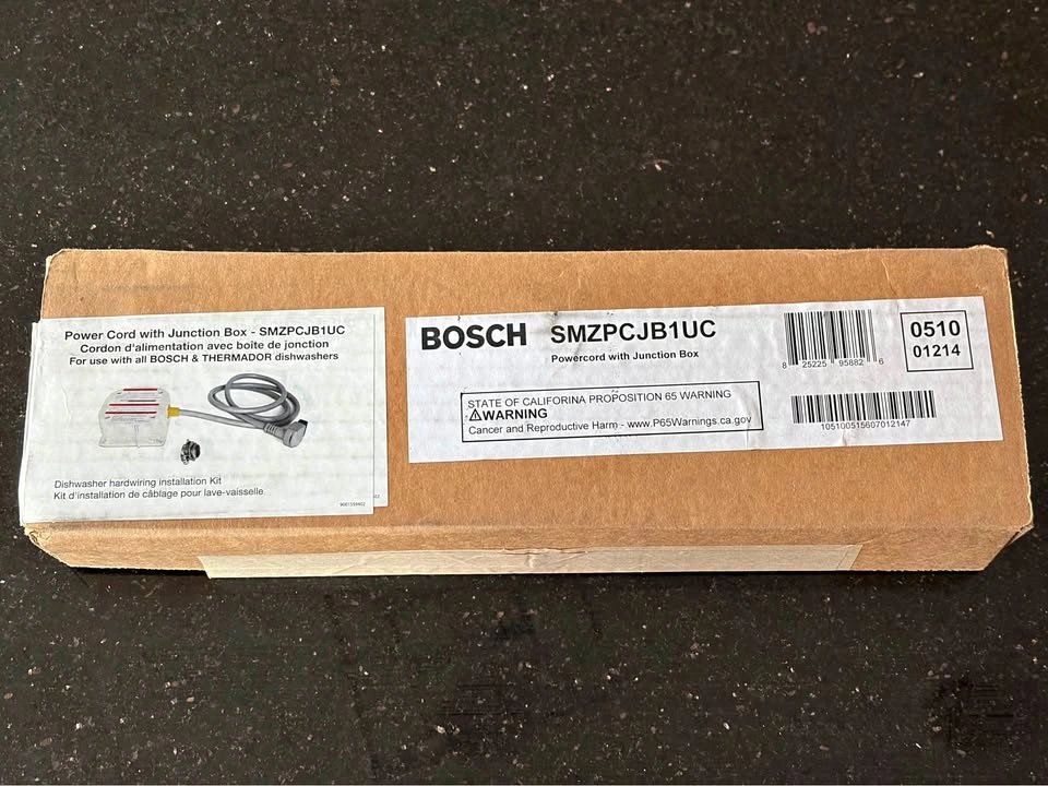 Bosch Dishwasher Power Cord w/ Junction Box - Brand New