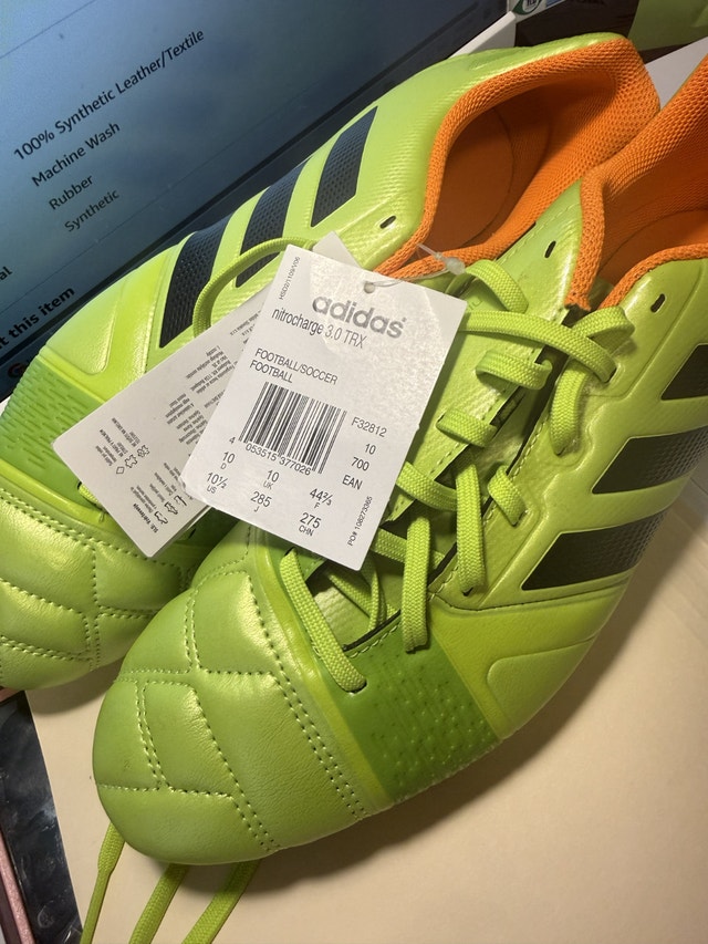 Adidas nitrocharge 3.0 TRX Men's Soccer Shoes brand new - photo 3