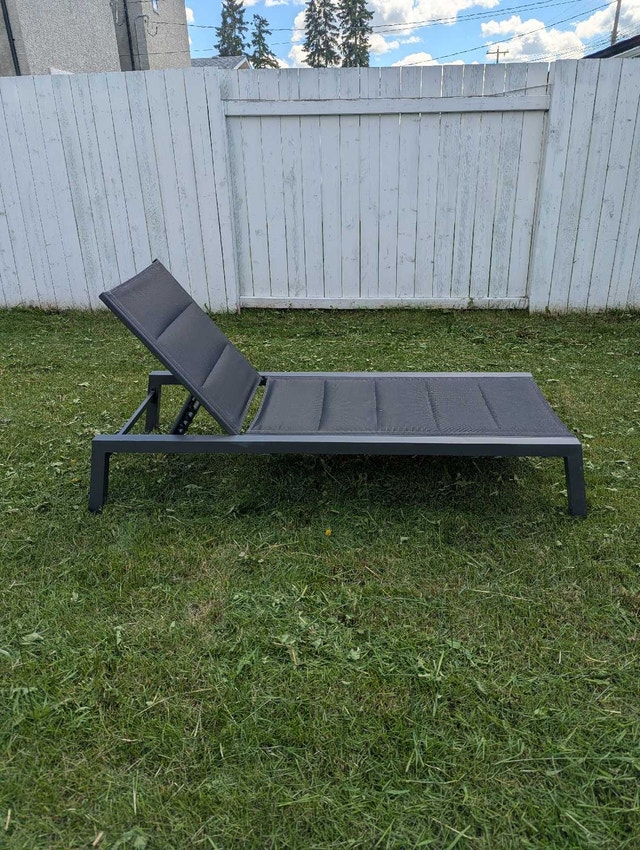 Patio lounger - metal - photo 3