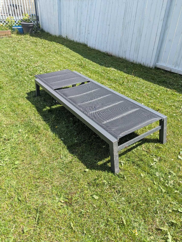 Patio lounger - metal - photo 4