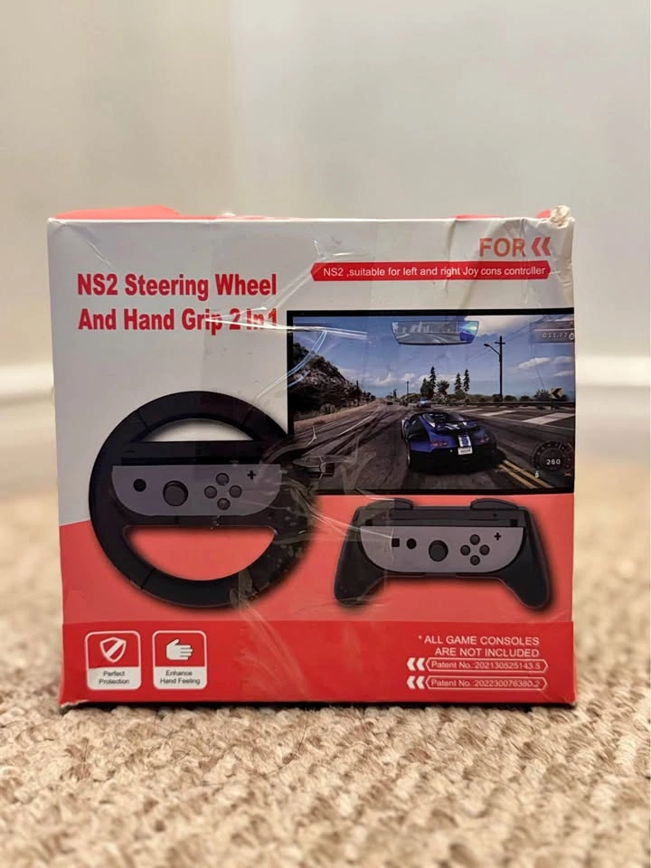 NS2 Steering Wheel and Hand Grip 2 in 1