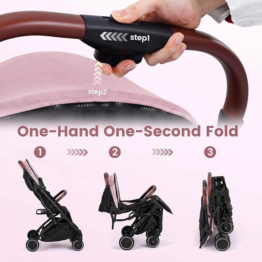 Travel Stroller, Lightweight Compact Baby Stroller - photo 4
