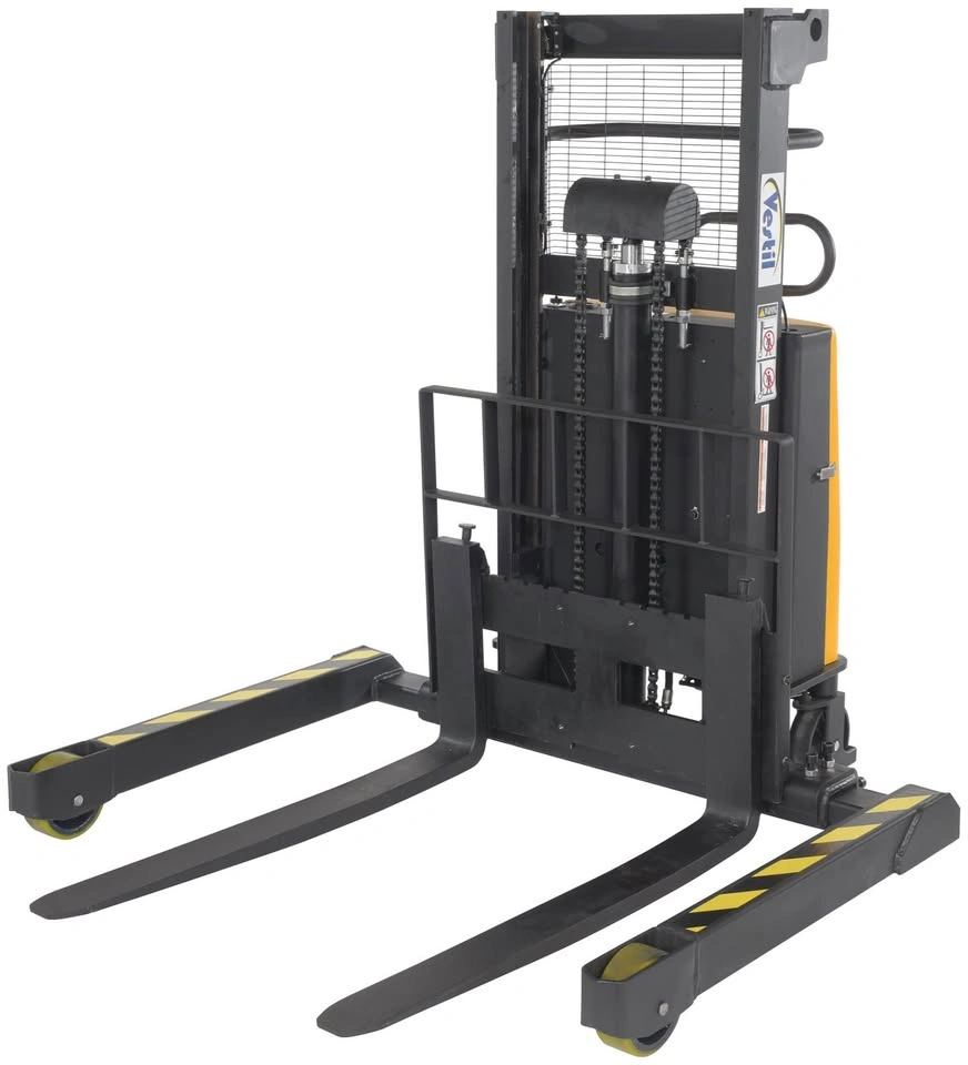 Vestil Steel Adjustable Stacker with Powered Lift 3,000 Lb. - photo 2