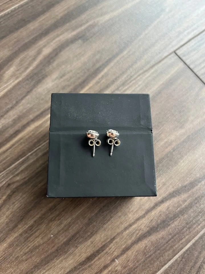 Pandora Round Sparkle Stud Earrings - photo 3