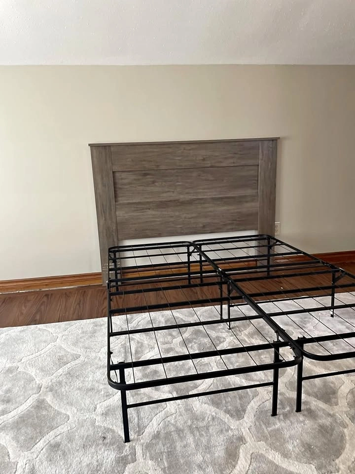 Foldable Queen Metal Bed Frame – Queen Size Steel Support