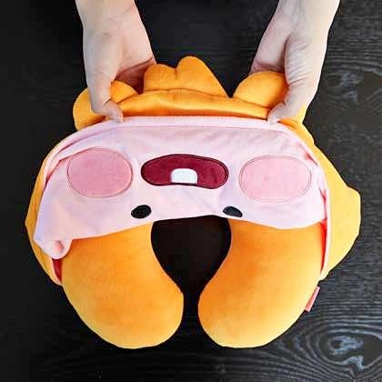 Kakao Friends x Baskin Robbins Reversible Neck Pillow