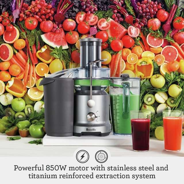 Breville Juice Fountain Cold Centrifugal Juicer (BJE430SIL) - photo 4