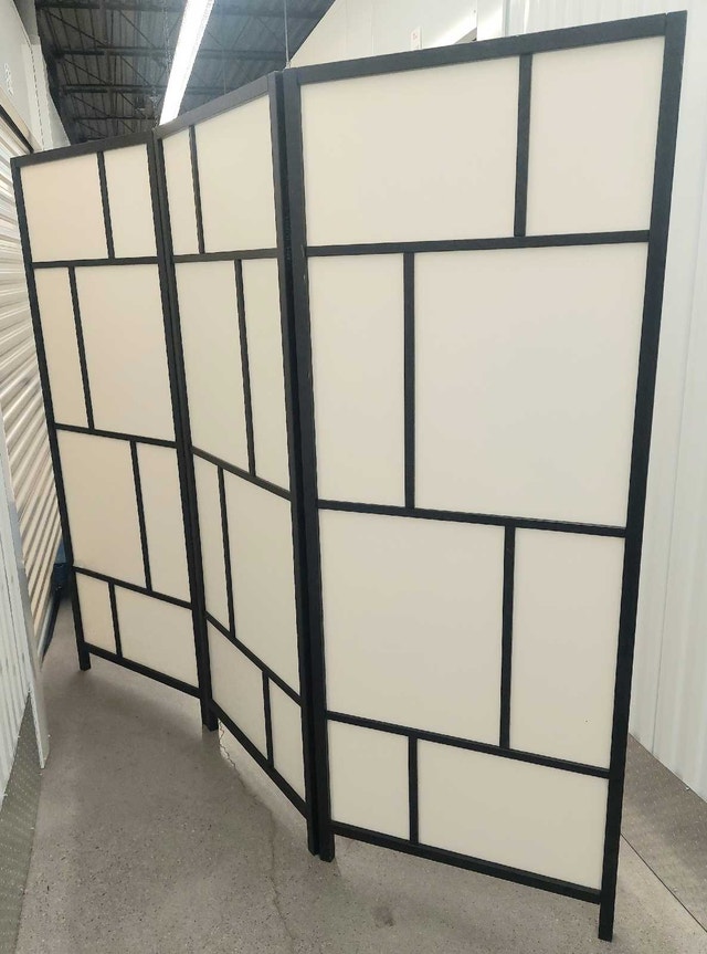 3-Panel Room Divider Screen - photo 2