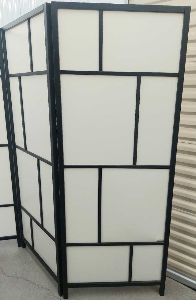 3-Panel Room Divider Screen - photo 3