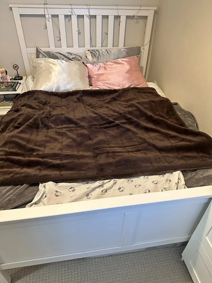 IKEA HEMNES Bed Frame and Mattress