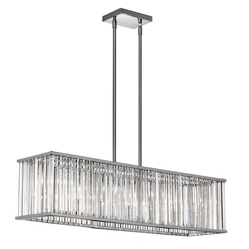 Aruba 7 Light 9 inch Polished Chrome Chandelier