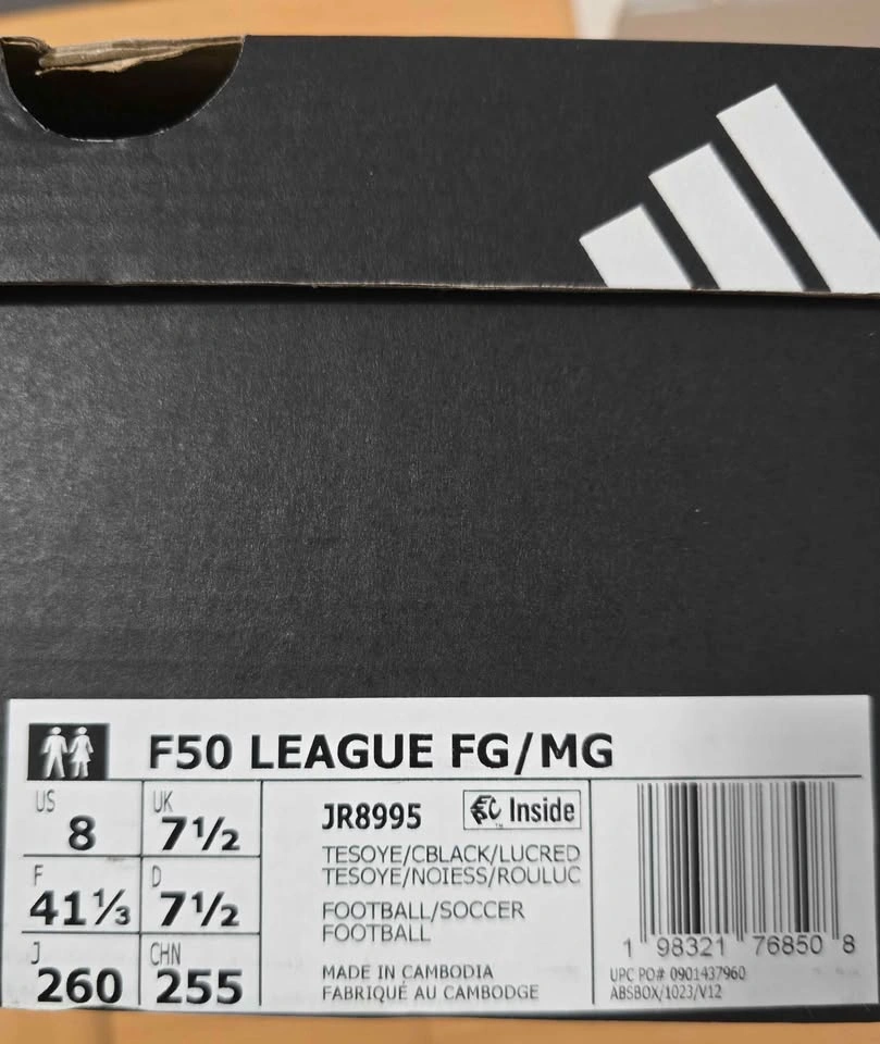 Almost new Size M 8US Solar Yellow Adidas F50 League FG/MG - photo 5