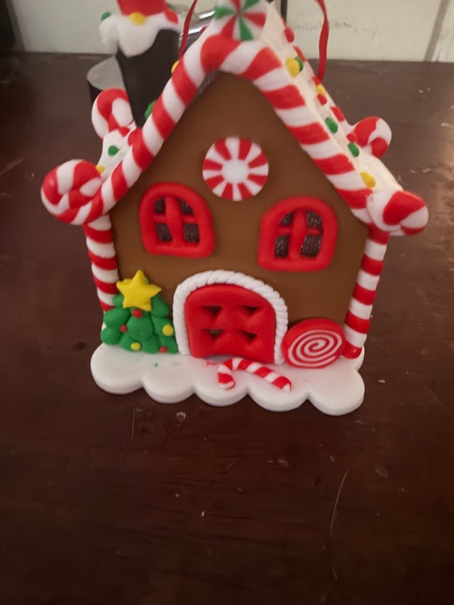 Gingerbread house ornament