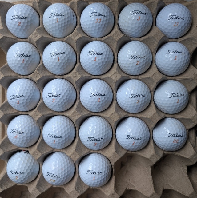 Golf Balls: Titleist, Callaway, Wilson... large quantities